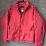 Patagonia jacket woman's med inside puffer red outdoors hiking camping Photo 0