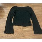 Old Navy  Textured Lace Scoop Neck Flared Sleeved Top Size Medium Photo 8