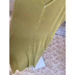 Old Navy Forever 21 Maxi Dress Olive Green Button Front Ribbed 4X Photoshoot Autumn Class Photo 3