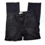 Harper Heritage Francesca’s  Black High Rise Straight Raw Hem Jeans Photo 0