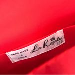 La Regale Vintage  Red Satin Crossbody Tassel Bag Photo 10