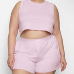 SKIMS  BOYFRIEND LOOSE BOXERS CHERRY BLOSSOM‎ Size M NWOT Photo 0