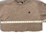 Champion  Reverse Weave Cropped Cut-off Crew M Gray Women’s Sweatshirt Trashed Photo 4