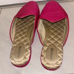 Birdies  Fuchsia The Raven Satin Mules Photo 5