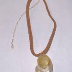 Free People NWT  Serefina Mother of Pearl Large Shell Necklace Photo 4