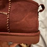 UGG  x MadHappy burgundy booties Photo 2