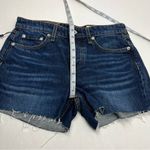 Rag and Bone Dre Low Rise Short Womens Size 25 Dark Wash Blue Denim Button Fly NEW Photo 12
