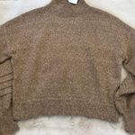 New In‎ Wool Blend Sweater Size M Brown Pullover Crewneck Size M Photo 0