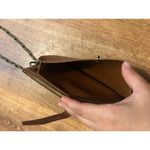 Madewell NWOT The Transport Accordion Leather Crossbody In English Saddle Photo 6