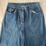 Bill Blass VINTAGE Denim Wide Leg Gauchos Photo 2