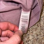 Athleta NWT  organic cotton Mauve V-Neck Women's crop Top sz M Photo 4