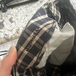 American Eagle  Women's Plaid Stretch Chino Pants Black Size 2 Photo 5