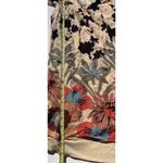 Denim 24 7 Tunic Top Shirt Blouse 20W 20 Floral Roll Tab Pintuck Boho Western Red Photo 2