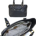 Tory Burch Amanda Black Pebbled 2 way Bag IMMACULATE Photo 2