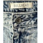 Bullhead Acid Wash Denim Cuffed Jean Shorts Junior Size 7 Photo 3