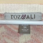 Roz & Ali NWT  Women’s Poppy Fields Chevron Pattern Button-Up Cardigan Sweater Photo 6