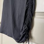 H&M Black Draped Slip Dress Photo 2