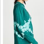 Proenza Schouler  White Label Tie Dye T-Shirt in Emerald/ Mint Bleach Diamond Photo 4