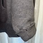 Aritizia TNA the Cozy Fleece Boyfriend Grey hoodie size large Gray Photo 5