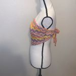 Rue 21  Colorful Crochet Knit Strapless Crop Top Photo 2
