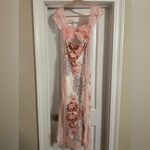 Floral Lace Trim Dress Photo 1