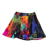 Dona Jo Birdie Skort Tie dye colorful Size large Black Photo 2