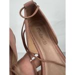 Madewell Arielle D'Orsay Pointed Toe Suede Ankle Wrap Flat in Pink Size 9 Photo 4