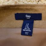Gap  suede tan button down skirt Photo 2