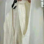 None Cable knit cardigan. Chucky. Oversized. Boxy. Cap sleeve. Large button. Size M Photo 4