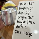 Market & Spruce Striped Wrap Short Sun Dress Multicolor Size Large NWT Photo 8