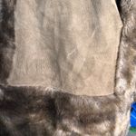 Vintage 70s Tocci England Faux Fur Suede Belted Coat Burgundy Lined Elegant Boho Brown Size M Photo 12