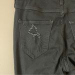 Hollister  | Black Distressed High Rise Crop Super Skinny Jeans Sz 26 Photo 4