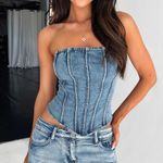 ThatsSoFetch That’s so fetch Denim Top Photo 1