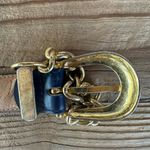 Vintage Honors Blue Belt with Gold Toned Chains Photo 3