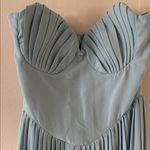House Of CB  MARCELLA Ocean Blue Pleated Maxi Dress, Size , $299 Photo 15