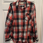 Denim & Supply Ralph Lauren Denim & Supply Ralph‎ Lauren RL Boyfriend Button Down Shirt Plaid Women’s XL Photo 0