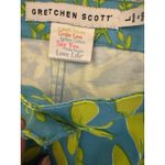 Gretchen Scott  GRIPELESS STRETCH JEANS PANTS SIZE LARGE WEEDWACKER TURQUOISE Photo 4
