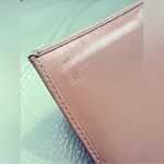 Fendi Vintage Leather and Woven FF Print Medium Wallet. Tan & Brown Photo 6