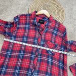 Rails  Women’s Button Down Shirt Longsleeve in Plaid Hunter Coral Indigo Size L Photo 13