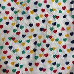 Talbots  Heart Print Button Down Shirt Long Sleeve Career Casual‎ Petite Small Photo 3