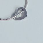 Elegant Sterling Silver 925 Heart Necklace and Charm Photo 3