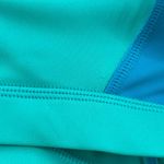 Marika Sport Marika Zip Front Sports Bra Padded Teal Green Blue Mesh High Impact Top Size M Photo 8