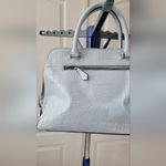 Guess  Anne Marie Faux-Leather Dome Satchel in Light Blue Photo 5