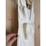 Lulus NWT  Blissfully Beaming White Sleeveless Bow Mini Dress Party Cocktail M Photo 7