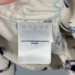 Lands' End Lands’ End Retro Ski Print Flannel Shirt Womens S Beige Vintage Novelty Winter Photo 6