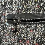 Sanctuary NWT Black Marled Knit Zip Front Cropped Blazer Jacket Size Large Photo 6