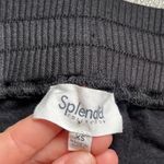 Splendid  Supersoft Black Lounge Velvet Stripe Joggers XS Photo 7