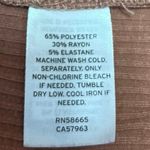 Nordstrom BP Brown Rib Knit Short Sleeve V-Neck Ruched Tie Mini Bodycon Dress S Photo 4