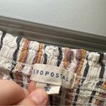 Aeropostale  Multicolor Striped Smocked Bodice Jumpsuit size M Photo 2