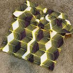 ZARA  Geometric ruffle mini Skirt Photo 2